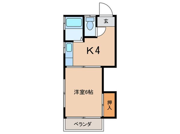 大野ハイツの物件間取画像